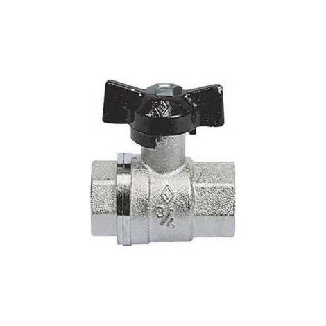 VALVOLA A SFERA FF CON FARFALLA Misura: 3/8''  DN 10  PN 64