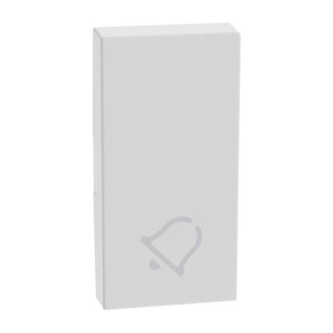 Copritasto con simbolo campanello per comandi basculanti Bticino MatixGo JW4915D BIANCO