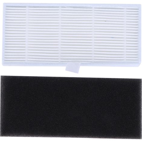 Kit di accessori per robot aspirapolvere: spazzola laterale, filtro, sacchetto, sacchetto per la polvere per Proscenic M7 MAX con 2 spazzole, 1 filtro + spugna, 1 panno e 1 sacchetto (1/4)