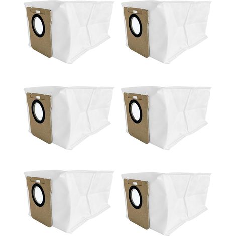 Lot de 6 sacs à poussière de rechange pour aspirateur robot Xiao-mi Mijia X20/X20 PLUS (1/5)