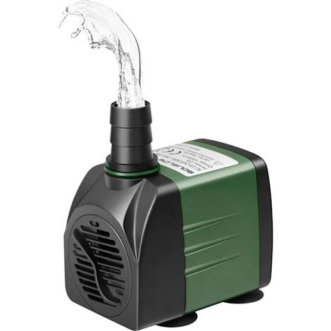 Pompe submersible 25W 1500L/heure AC220-240V avec 2 buses, adaptée aux aquariums, bassins, fontaines de jardin et systèmes hydroponiques. (1/5)