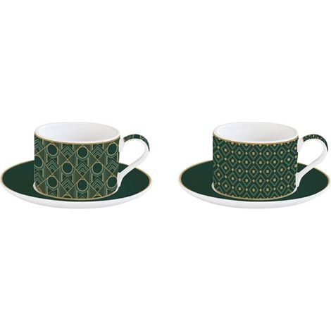 Set de 2 tazas de desayuno 24 cl - Charleston - Easy Life