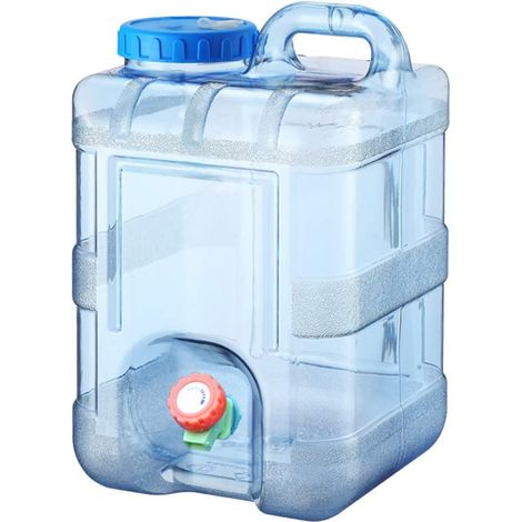 5L22L Camping Water Canister with Tap, Portable Drinking Water Canister, Camping Water Container with Handles, BPA Free Water Canister, for Outdoor, Travel, Home, Drinker, Bucket storage (1/5)