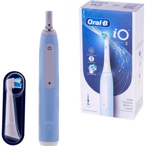 Oral-B IOSERIES3ICE Elektrische Zahnbürste Erwachsene Oszillierende Zahnbürste Blau (1/4)