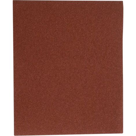 Papier abrasif corindon - 230 x 280 mm - Grain 120 - Support toile - SIA Abrasives