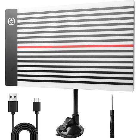 Kit d'éclairage pour réparation de bosses sans peinture, outil de réparation de bosses à LED, support réglable, lampe de test de bande de carrosserie et tableau réflecteur LED Paintless Body Repair (1/5)