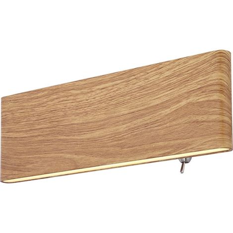Globo - aplique de pared - Siegfried - natural - metal - LED - (1/5)