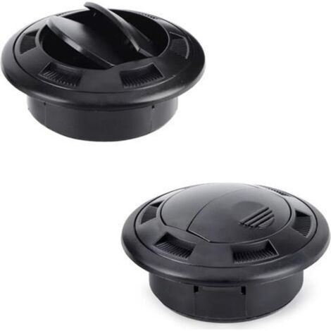 Car Air Conditioning Vent, 2-Piece Dashboard Side Air Vent Nozzle, AC Side Air Deflector Outlet, Roof Vent for RV (1/4)