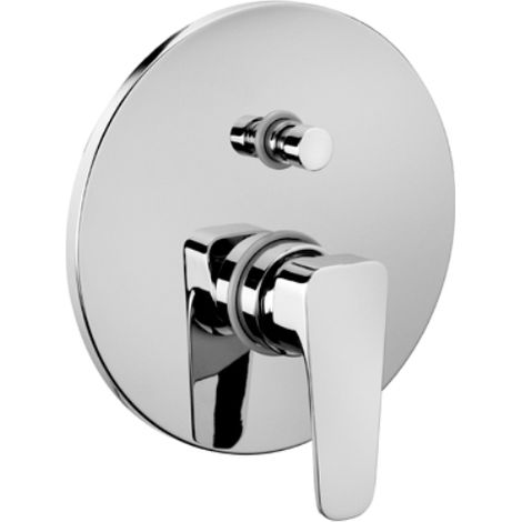MISCELATORE MONOC. INCASSO DOCCIA CON DEVIATORE LINEA SLY Cromo PAFFONI