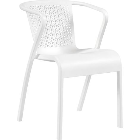Fauteuil OYA en polypropylène style contemporain pour extérieur
