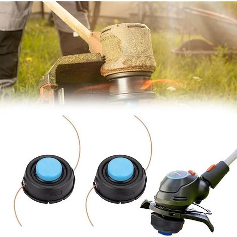 2 Pièces Têtes De Coupe T45x pour Husqvarna Tap Advance Tête De Coupe T45x pour Husqvarna Débroussailleuse Tête De Coupe De Rechange pour Tondeuse à Gazon Accessoires pour Outils De Jardin T45 T45x (1/5)