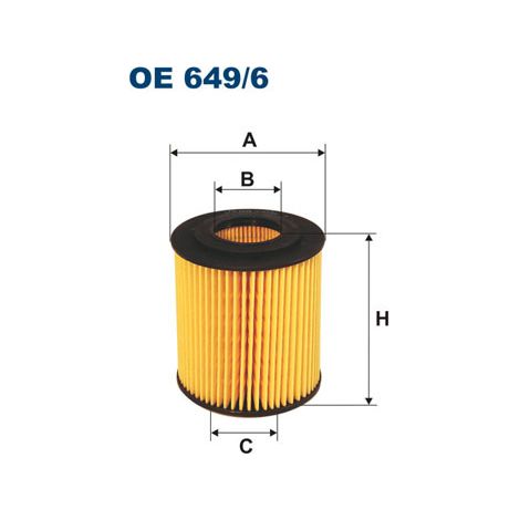 Ölfilter OE649/6 Filtron