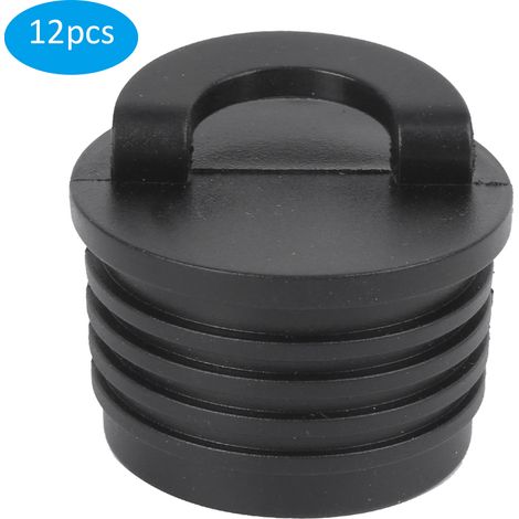 12 Pièces Bouchons Étanches en Caoutchouc pour Canoë Kayak, Accessoires Légers et Imperméables (1/4)