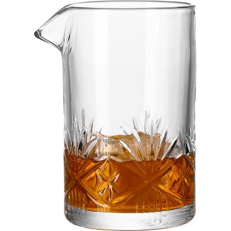 Verre à cocktail de bar, pichet à cocktail sans soudure pour cocktails remués avec fond lesté, accessoire et outil de barman Old Fashioned