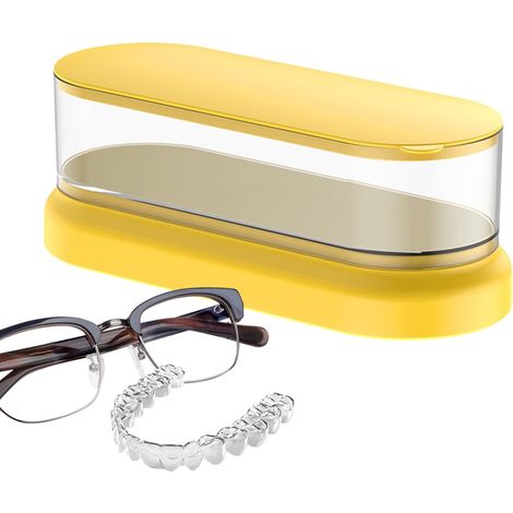 Sollbry Appareil De Nettoyage À Ultrasons Pour Bijoux Portable,Multifonction,Machine À Les Bijoux Pour Lunettes,Montres,Boucles D'Oreilles,Colliers,Bracelets (1/5)