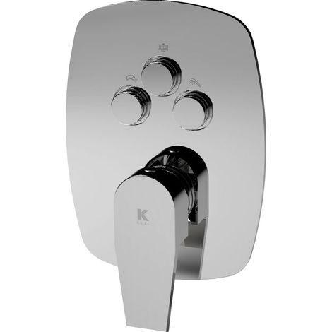 Grifo ducha empotrada con pulsador 3 vias ARVET - KÄLLA