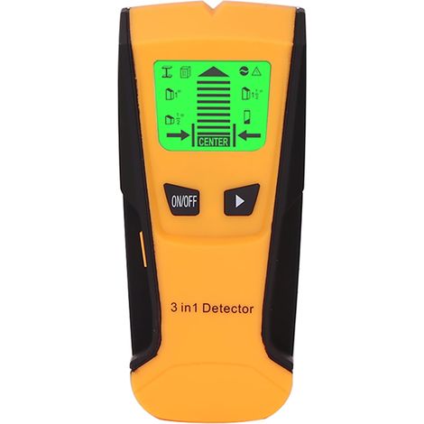 Détecteur De Montants - Détecteur Électronique 3-en-1 Pour Montants En Bois Et En Métal Et Câbles Électriques Sous Tension - Écran LCD - 155 X 72 X 28 Mm (1/5)