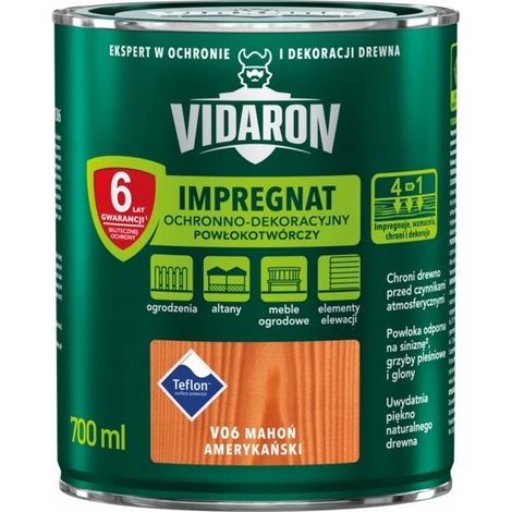 Vidaron Schutz- und Dekorfilmimprägnierung für amerikanisches Mahagoni V06 0,7 l (1/2)