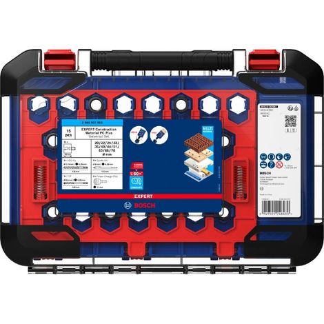 Bosch EXPERT Construction Material Power Change Plus-Lochsägen-Set 15-tlg. - 2608901950 (1/5)