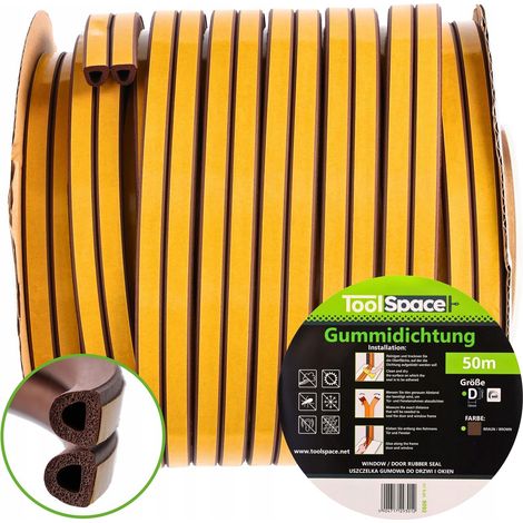 Sigillante per garage D 12x10 marrone 50m (2x25m) (1/5)