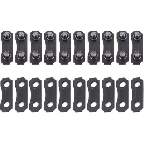 Hippotech 10-Piece Stainless Steel Chainsaw Chain Link Set 3/8" for Joining Chain 325 058 (1/5)