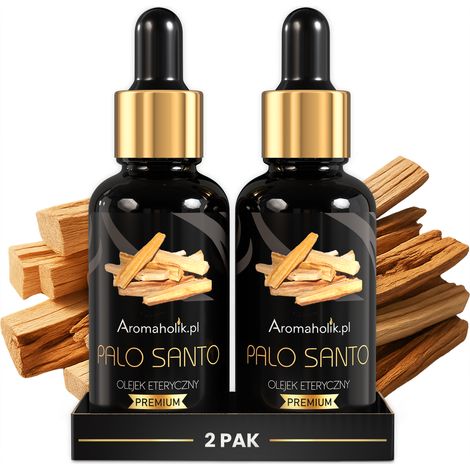 Aceite esencial natural de Palo Santo, certificado por Aromaholic, 60 ml.