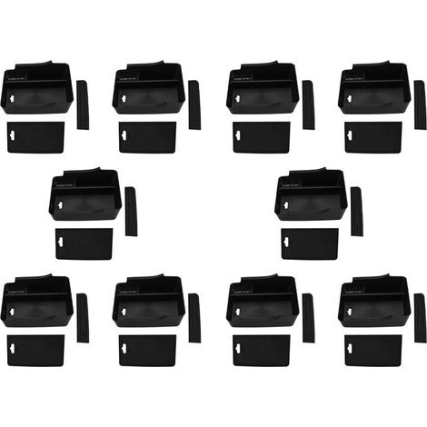 10X BoîTe de Rangement D'Accoudoir Central de Voiture pour HRV HR-V Vezel 2021 2022 Conteneurs de Support D'Organisateur de Console Centrale