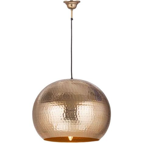 Lampe Suspension Design "Fabricia" 47cm Or (1/2)