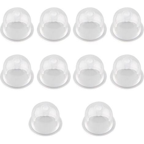 ALLIANDIS10 Pcs Pompe d'Amorçage Pompe Ampoule Carburateur Remplacer Huile Carburateur Tondeuse à La Tronçonneuse Pompe à Essence Carburateur Pompe Universelle en Plastique Poire Piston Accessoires (1/5)