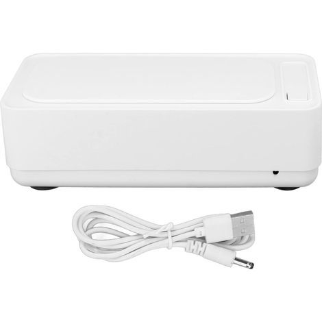 Tragbarer Ultraschall-Schmuckreiniger – ABS-Tank – USB – für Brillen / Uhren / Ringe / Halsketten / Rasierer (1/5)