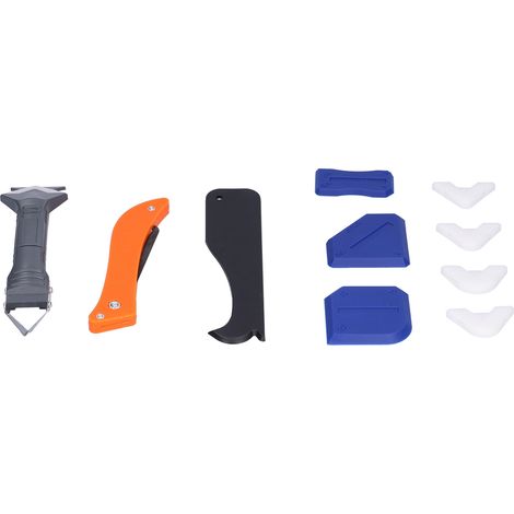 Outils de calfeutrage, colle, pelle, grattoir, mastic, enlever le silicone, kit d'accessoires pour joints de sol