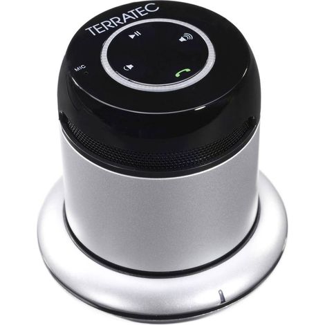 Terratec CONCERT mobile Altoparlante Bluetooth Argento (1/3)