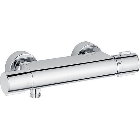 Mitigeur thermostatique de douche Heinrichschulte, Alpha 300, chrome a securite intrinseque, Cool-Tec