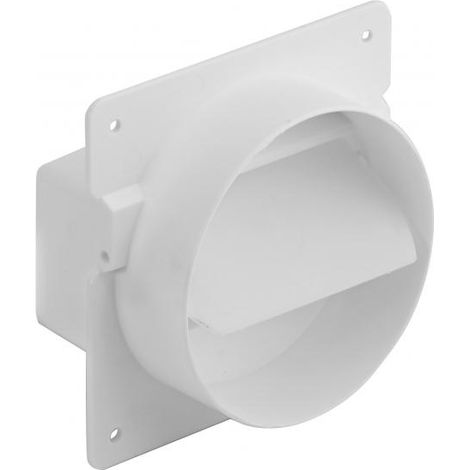 UPMANN Rückstauklappen Flachkanal DN125 mm weiß - 66244