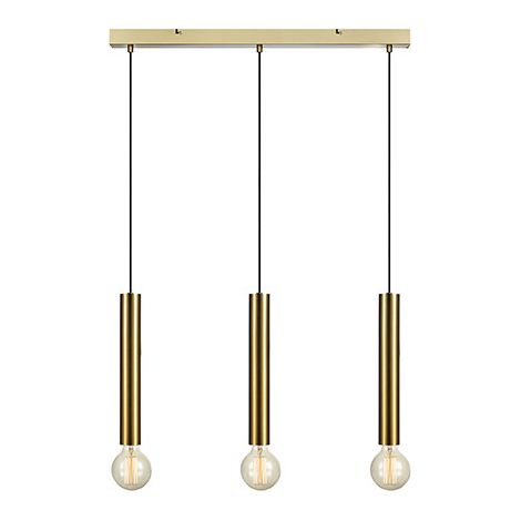 Markslojd SENCILLO Plafond Suspension Bar 3 Lumière Laiton (1/3)