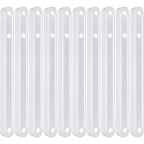 5 Pairs Drawer Guide Rail Plastic Drawer Guide Rail Extendable Drawer Guide Rail Organizer Tools for Furniture Drawer (298mm) (1/5)