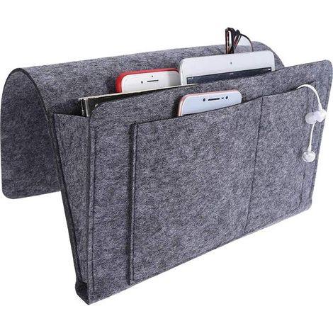 Organisateur de canapé, support de télécommande sur le bras de canapé et de chaise, organisateur de télécommande TV, sac de rangement suspendu pour accoudoir, pour salon, chambre, bureau (1/5)