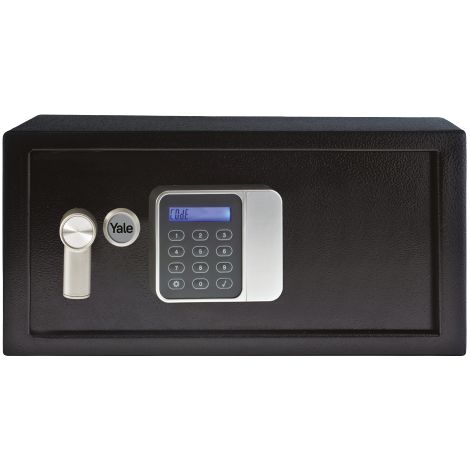 YALE Cassaforte Serie Guest Safe per Laptop YYLG/200/DB2, Accesso con Codice Pin Digitale, Funzione Codice Master, Bulloni di Montaggio a Parete/Pavimento