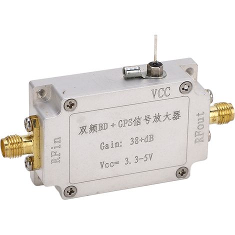 Module amplificateur RF 1090 MHz, gain de 38 dB, faible bruit, alimentation 3,3-5,0 V CC pour la commande de mesure (1/5)