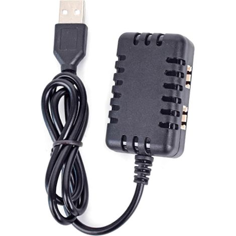 Câble de charge USB pour batterie LiPo 7,4 V avec 2 connecteurs XH-3P pour voiture, bateau, crawler, drone FPV et quadricoptère radiocommandés (1/5)
