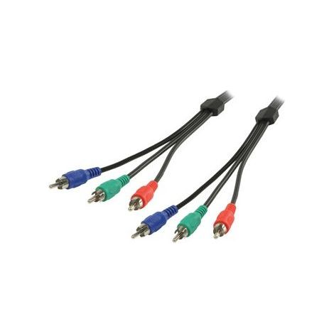 Câble Rca 3 mâle vers 3 Rca mâle 5 mètres Vlvp24350b50