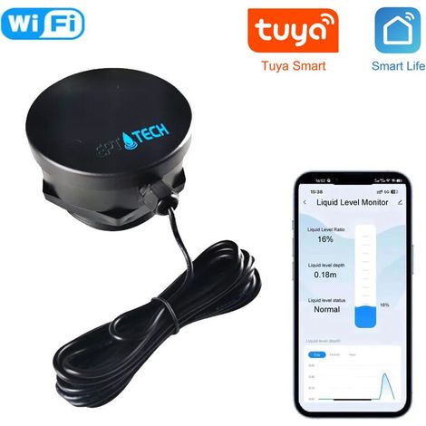 Tuya Misuratore di Livello Acqua Smart WiFi per Serbatoio (1/5)