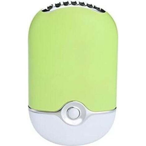 Asciugacapelli portatile - Verde, batteria agli ioni di litio, mini ventilatore da scrivania integrato, ventilatore condizionatore ricaricabile tramite USB