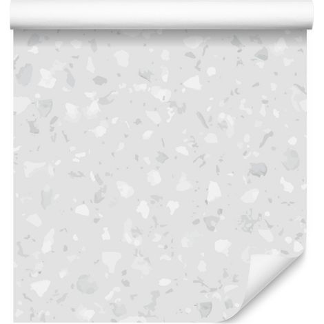 Papier peint imitation terrazzo béton pour salon et chambre 50x1000 cm (1/5)