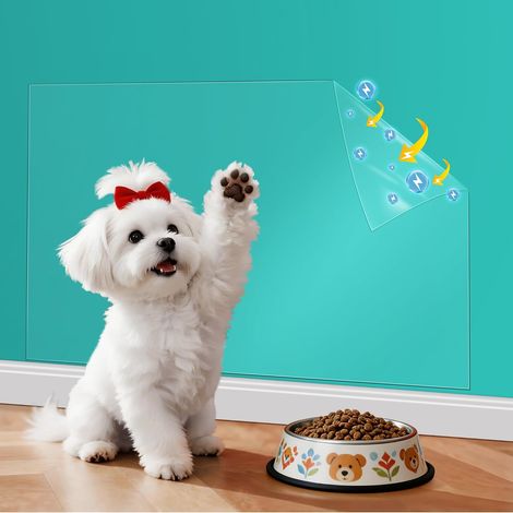 Electrostatic Protection Film, Static Matte Film, Kitchen Wall Protection, Cat Food Wall Protection Film, Wall Protection Films for Kitchen, Furniture, Office, 40 cm x 300 cm (1/5)