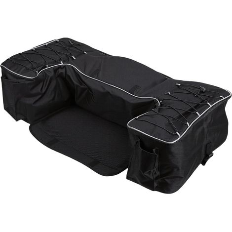 Sac de Rangement pour VTT 50 L, Sac de Siège Latéral Arrière avec Couvercle étanche, Grands Compartiments, Accessoires pour la Plupart des VTT avec Porte-Bagages Arrière (1/5)
