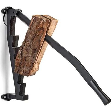 royaluxe-Fendeur de bûches électrique – Acier au carbone – Poignée réglable – Pour bois dur – Coupe nette et efficace