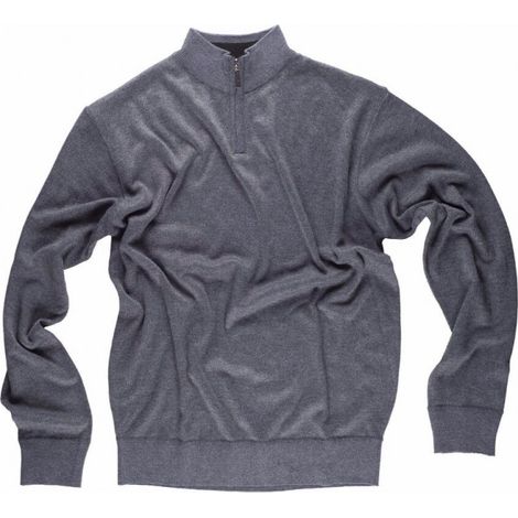 Jersey Servicios de cuello alto con vista combinada WORKTEAM S5601 XL Gris (1/2)