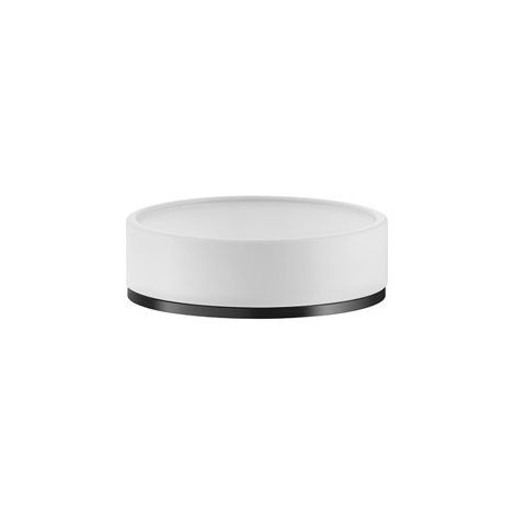 Jabonera de pedestal Gessi Inciso blanco mate, 58525707