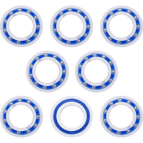 Lot de 8 roulements à billes de roue compatibles avec la pièce de nettoyeur de piscine 180/280 C-60 C60 (1/5)